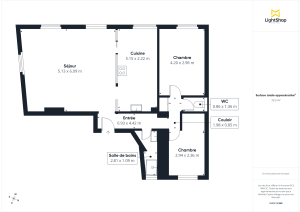 Appartement de 72.6 m² à Paris