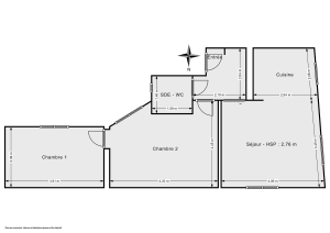 Appartement de 47.7 m² à Montreuil