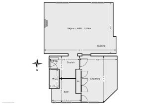 Appartement de 44.0 m² à Paris