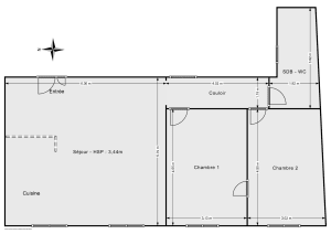 Appartement de 70.35 m² à Paris