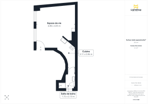 Appartement de 29.0 m² à Paris