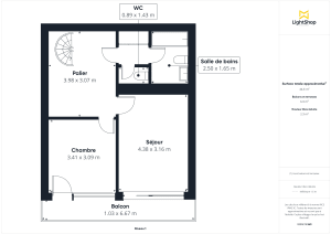 Duplex de 88.21 m² à Paris