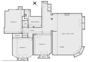 Appartement de 80.11 m² à Paris