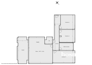 Appartement de 84.25 m² à Nantes