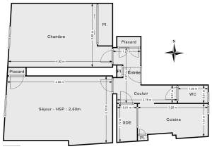 Appartement de 45.0 m² à Paris