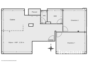 Appartement de 58.0 m² à Romainville