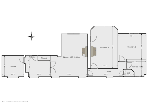 Appartement de 69.0 m² à Paris