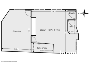 Appartement de 30.0 m² à Paris