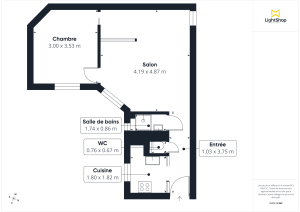 Appartement de 40.0 m² à Paris