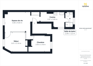 Appartement de 43.0 m² à Pantin