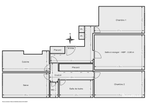 Appartement de 81.15 m² à Paris