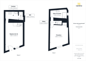Maison de 45.6 m² à Rezé