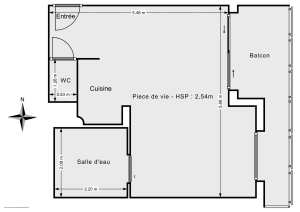 Appartement de 32.0 m² à Lyon