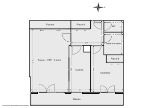 Appartement de 47.0 m² à Paris
