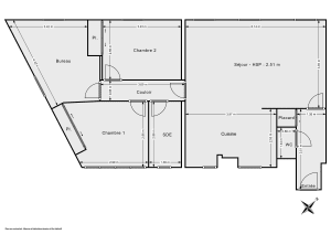 Appartement de 77.85 m² à Nantes