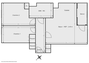 Appartement de 65.0 m² à Nanterre