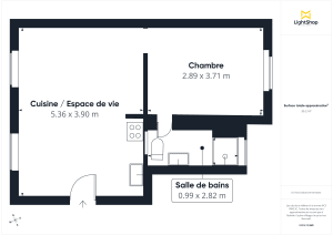 Appartement de 32.0 m² à Paris