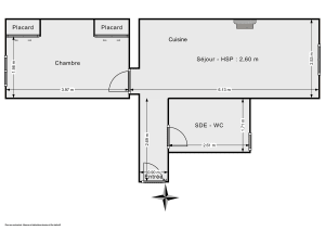 Appartement de 30.32 m² à Paris