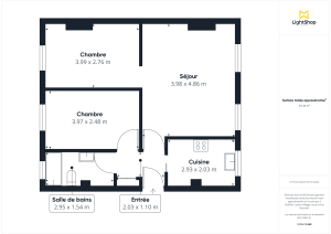 Appartement de 54.15 m² à Paris