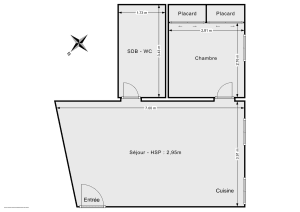 Appartement de 41.0 m² à Paris