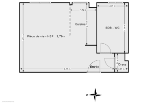 Appartement de 30.46 m² à Paris