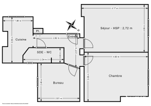 Appartement de 43.0 m² à Levallois-Perret