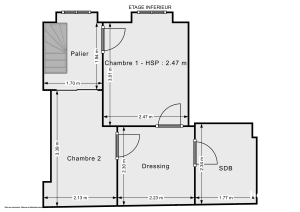 Appartement de 45.0 m² à Paris