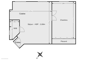 Appartement de 34.0 m² à Paris