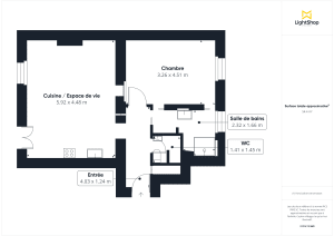 Appartement de 54.2 m² à Paris