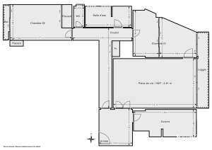 Appartement de 86.0 m² à Paris