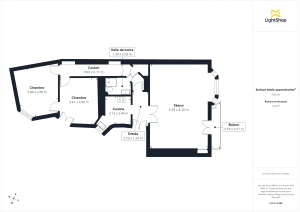 Appartement de 73.33 m² à Paris