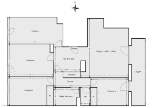 Appartement de 87.56 m² à Lyon