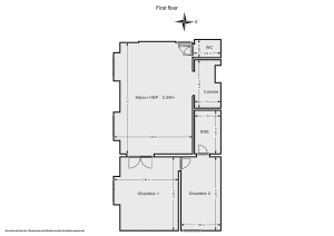 Appartement de 39.66 m² à Paris