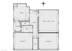 Appartement de 53.17 m² à Saint-Sébastien-sur-Loire