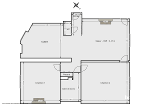 Appartement de 84.45 m² à Nantes