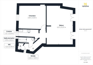 Appartement de 57.1 m² à Paris