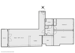 Appartement de 62.0 m² à Châtillon