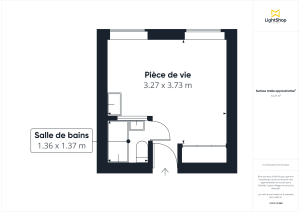Appartement de 14.3 m² à Paris