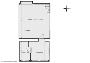 Appartement de 29.0 m² à Paris