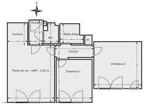 Appartement de 43.88 m² à Nanterre