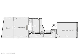 Appartement de 47.0 m² à Paris