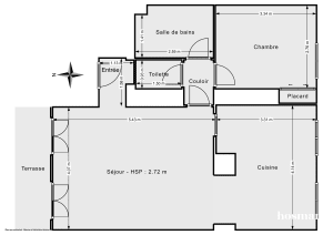 Appartement de 51.0 m² à Versailles