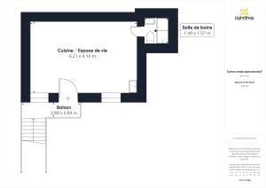 Appartement de 27.4 m² à Pantin
