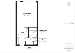 Appartement de 37.0 m² à Paris