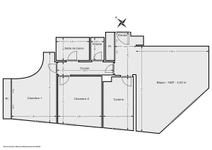 Appartement de 70.37 m² à Paris