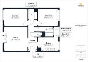 Appartement de 57.0 m² à Nantes