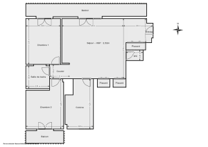 Appartement de 70.0 m² à Colombes