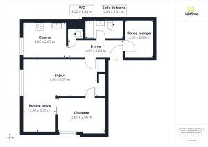 Appartement de 56.4 m² à Nantes