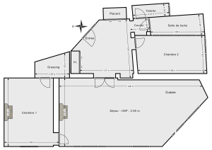 Appartement de 90.0 m² à Paris