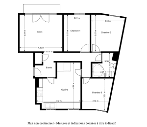 Appartement de 77.5 m² à Nantes